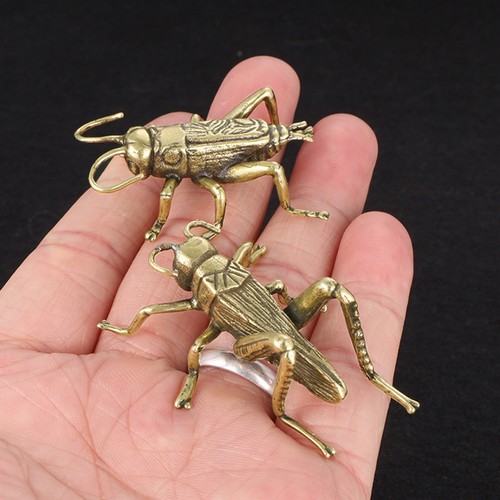 Copper cricket shape statue - copper,