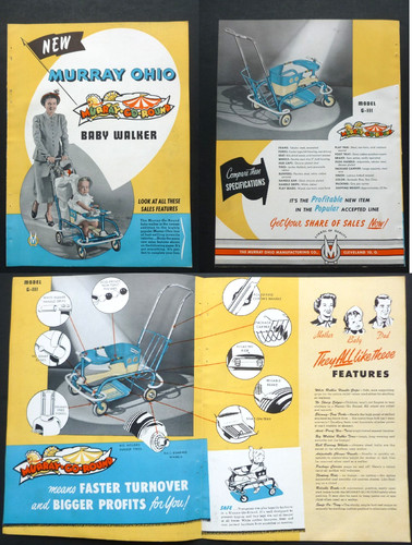 Vtg rare 1950 color dealer - rare, ad