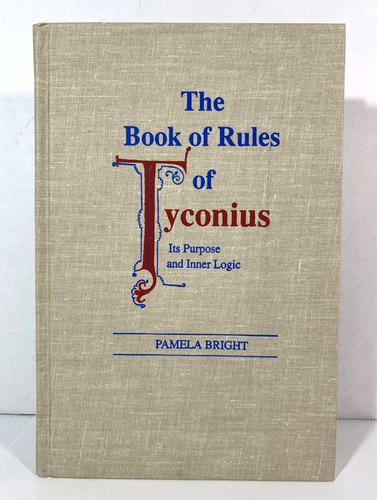 Book rules tyconius its - of,