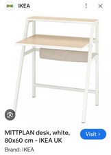 Ikea Desk for Bedroom or Home Office. Mittplan Desk White. New in Box.