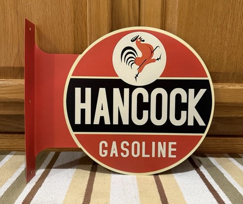Hancock gas oil flange sign - gas,