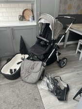 Pram Wayfarer 2-in-1 Baby Buggy Set Silver Cross Folding Pushchair
