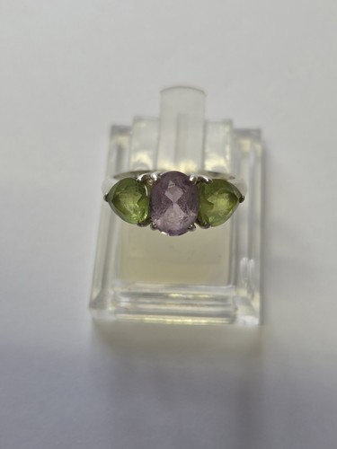 Sterling silver stone ring - stone,