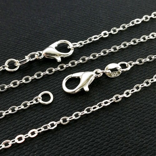 Silver plated necklace chain - plated,