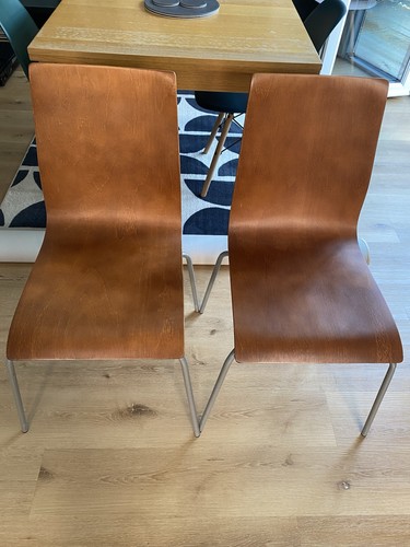 Ikea cherry dining chairs - dining, set
