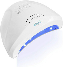 48W UV Nail Lamp Dryer | Professional Gel Curing Light | UK Plug | White | SALE