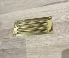 Polished Brass Louvre Vent 6 X 3