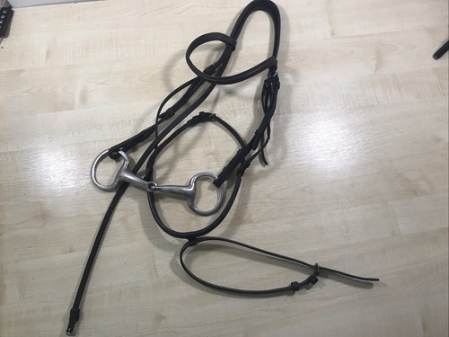 Brown leather full - leather, bridle