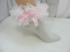 sissy adult baby frilly PINK