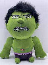 Marvel Avengers Talking Incredible Hulk Green Soft Cuddly Toy 10" Plush 