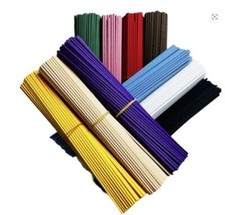 Fibre Reed Fragrance Oil Diffuser Replacement Sticks Straight- 24cms - 20 Colors