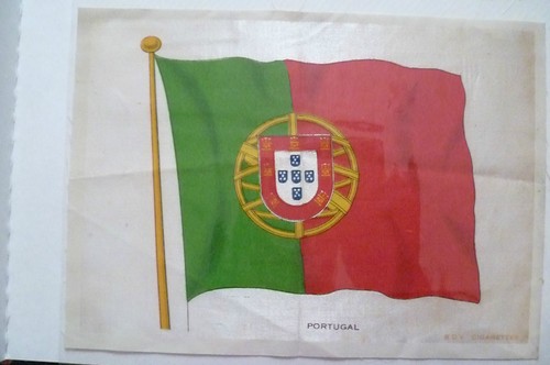 1930 silk flag - portugal, bdv