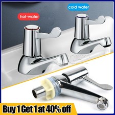 1 Pair Lever Basin Sink Taps