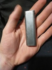 1970 Believed Silver Plated Colibri Ireland Gas Lighter, Untested,