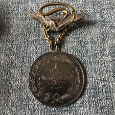 Antique 1897 cycling medal - antique,