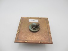 Vintage brass light switch - vintage,
