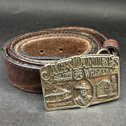 Jack daniels buckle leather - &,
