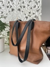 Borse In Pelle Tan Tote Vintage Leather Handbag Italian