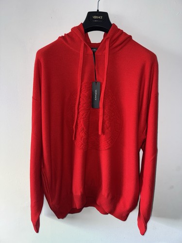 930 versace red sweater - versace,