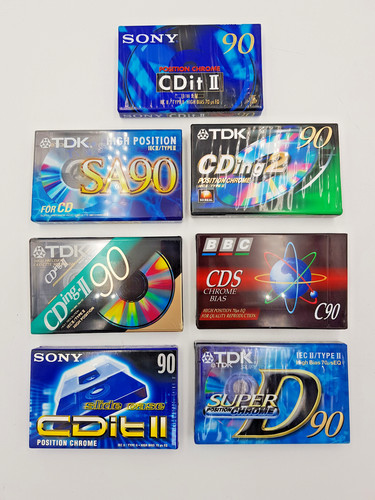 Chrome blank cassette tape - chrome,