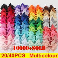 20/40PCS Kids Baby Girls Bow Hair Clip Children Toddler Flowers Hair Accessories