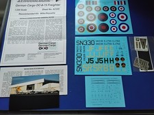 Vintage Model Aeroplane Waterslide Transfers Decals X 2, for VARIOUS Aircraft, 