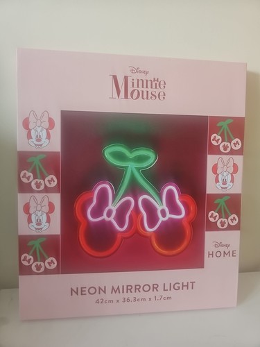 Minnie mouse neon mirror light - mouse,