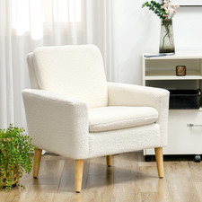 Modern Accent Chair with Wood