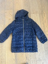 Girls Crew Clothing Navy Coat