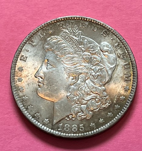 1885 morgan silver dollar - o,