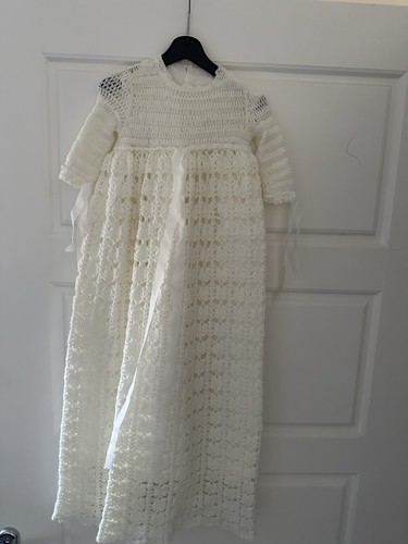 Vintage crochet christening - vintage,