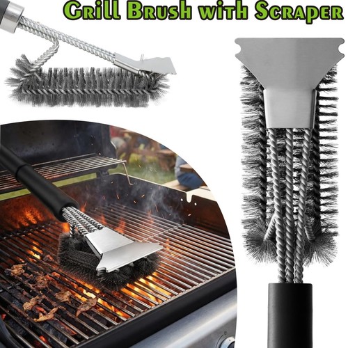 Bbq cleaning brush heavy - cleaning,