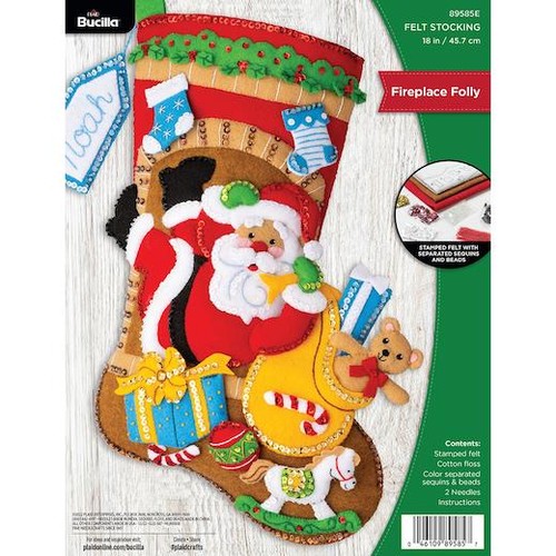 Bucilla felt christmas - bucilla, 18"