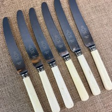 6 X VINTAGE SHEFFIELD CUTLERY