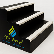 White GRP Stair Nosings