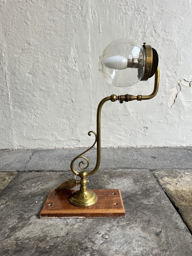 Wall light victorian brass - light,