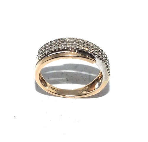 Ladies stylish two tone 9ct - ladies, two-tone