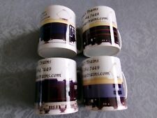 RAILWAY MEMORABILIA - COFFEE/ TEA MUGS - SET OF 2 MUGS - (2 SETS AVAILABLE)
