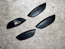 VAUXHALL CORSA D 06-14/CORSA D LIMITED EDITION BLACK HEATER VENT TIPS X 4