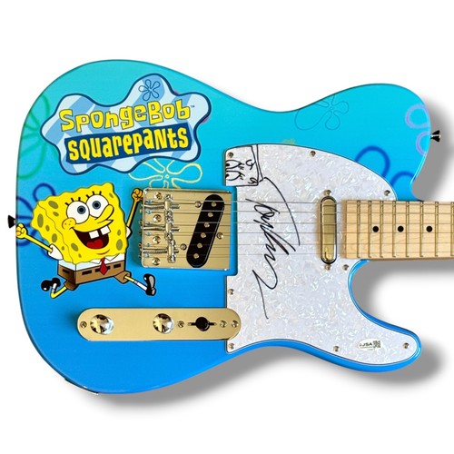 Tom kenny signed guitar custom - kenny,