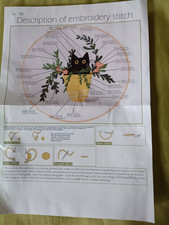 Embroidery Hoop Kit . Black