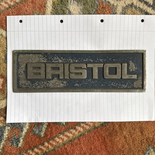 Vintage bristol bus badge - badge,