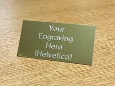 Engraved Sports Trophy Plate ~