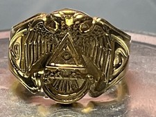 Masonic Ring SZ 12 Sterling