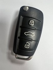 GENUINE AUDI 3 BUTTON REMOTE FLIP KEY FOB A1 Q3 ETC TESTED 8X0 837 220 D