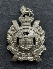 Genuine Victorian KOSB Large Size Glengarry Cap Badge Gaunt Tablet