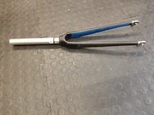 650c Forks Low Pro Road Bike 1 1/8" Threadless Carbon 230mm Black Blue Btwin