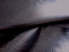 Black coated Pigskin leather