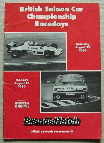 Brands hatch aug 1986 - brands, 23/25
