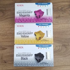 GENUINE XEROX Phaser 8560 8560MFP MYK Solid Ink 108R00724/5/6 Brand New VAT Inc